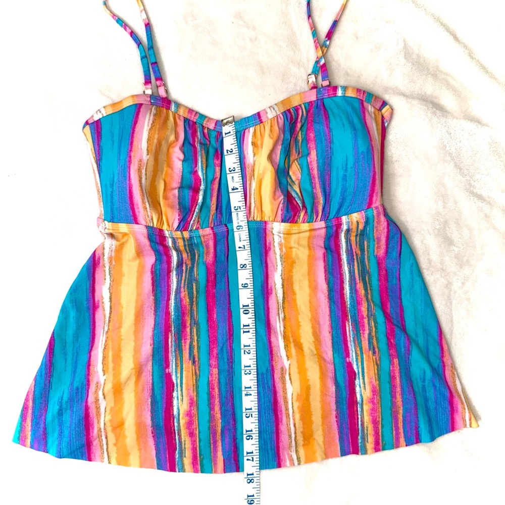 Multicolor Tankini Top - Picture 2 of 8